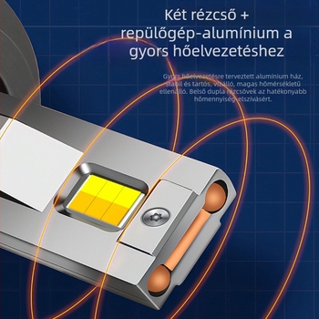 Kettős rézcsővel ellátott autó LED fényszóró, nagy teljesítmény, APP-vezérlés, integrált magas/alsó fény, alumínium ötvözet, 120W 12V 13000LM IP68