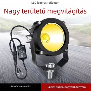 Autó reflektor astigmatikus lencsével, erős fényár, LED lézerfény off-roadhoz, elülső rácsra szerelve