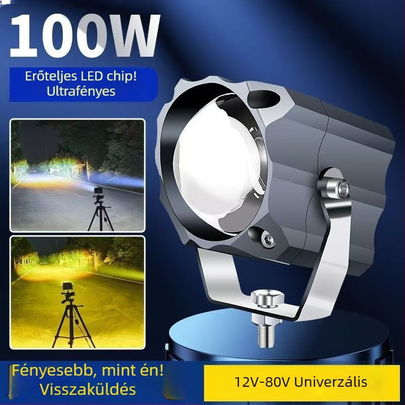 50W LED reflektor teherautókhoz lézerlencsével, hosszú hatótávolságú, erős fény, off-road keresőfény