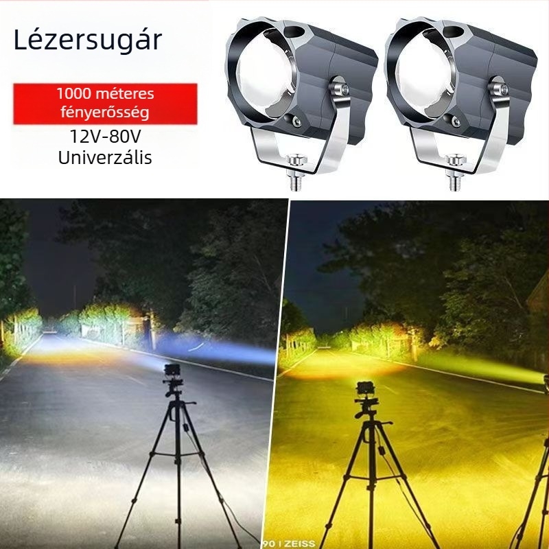 50W LED reflektor teherautókhoz lézerlencsével, hosszú hatótávolságú, erős fény, off-road keresőfény