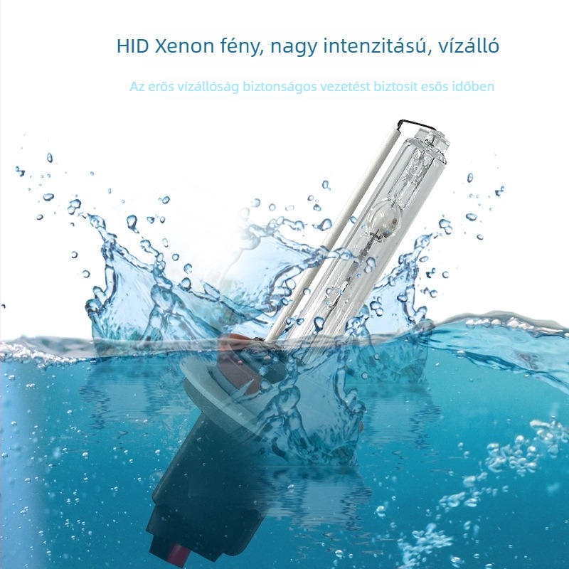 55W HID Xenon fényszóró készlet ballasttal – integrált távoli és közel világítás, alumínium ötvözet ház, IP68, 6000 lm, 50000 óra élettartam