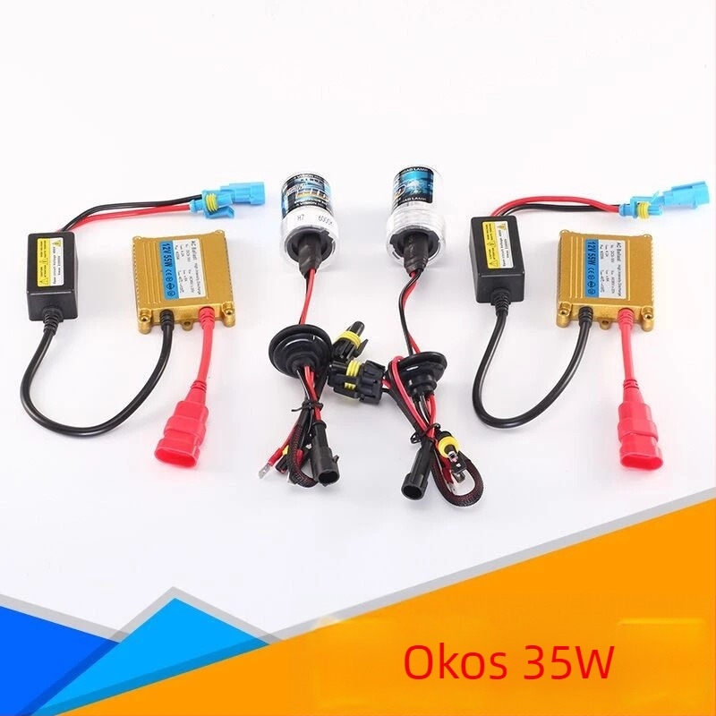 RUTENSE Autó Xenon HID fényszóró készlet, 35W DC, H1/H7/H4, IP67, 1200 lm