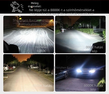 Autó Xenon HID fényszóróizzó 35W/55W, 12V, kompatibilis H1/H3/H7/H8/H9/H10/880/881/9012/H16, 3000h élettartam