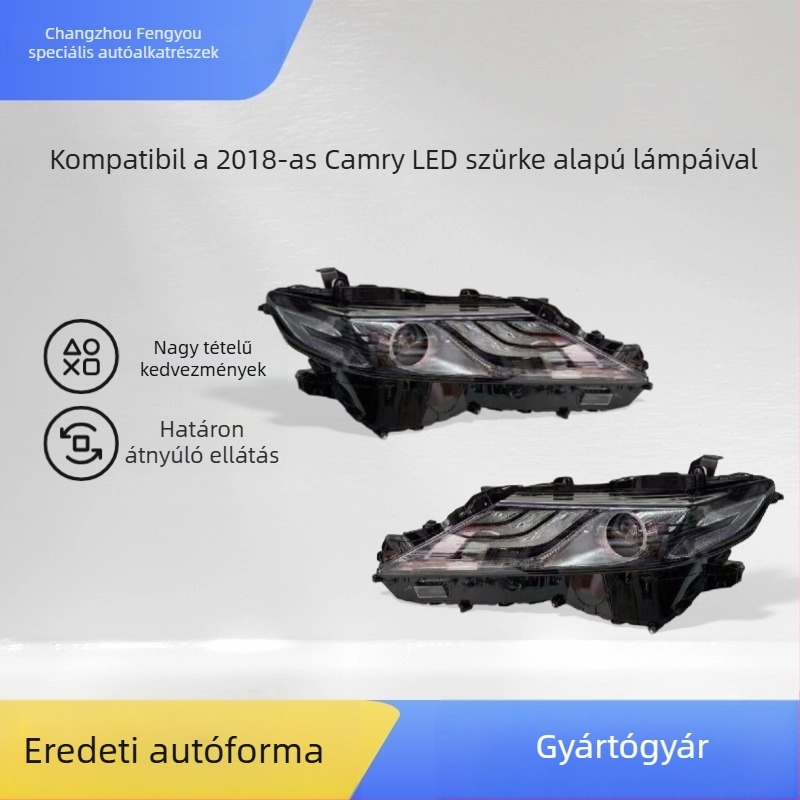 Első fényszóró Xenon LED magas konfigurációval, Camry 2018-hoz (24V, 20W, IP66, modellek 81170-06e20 / 81130-06e20 / 81150-06e50 / 81110-06e50)