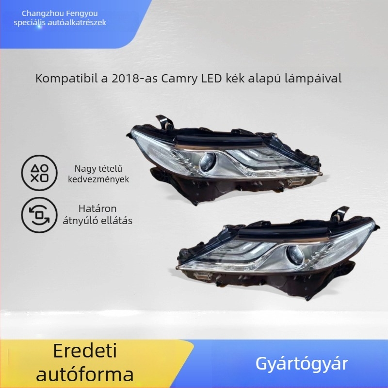 Első fényszóró Xenon LED magas konfigurációval, Camry 2018-hoz (24V, 20W, IP66, modellek 81170-06e20 / 81130-06e20 / 81150-06e50 / 81110-06e50)