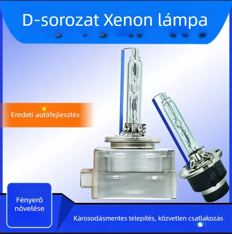 Xenon autófényszóró izzó — 45-60V/80-120V, 35W, 6000K, kompatibilis D1S, D2S, D3S, D4S, D2R, D2H