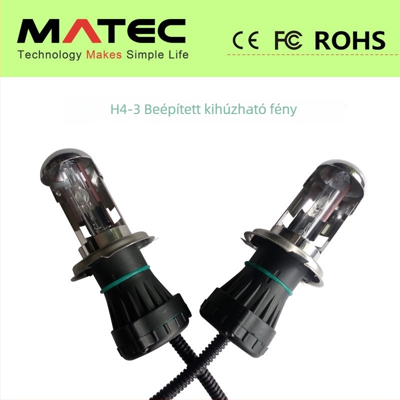 H4-3 teleszkópos xenon fényszóró HID, 12V, 35W, 3500 lm, minden modellhez kompatibilis