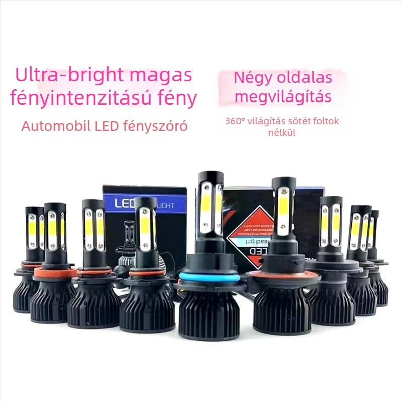 V7 autó LED menetfények 360° megvilágítással és beépített magas és alacsony fényerővel, 12V, 48W, 4800 lm, IP68