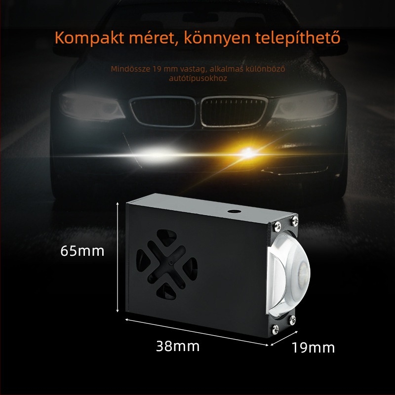LED rejtett lézeres spotlámpa az első radiátorkeretre terepjáró járművekhez, 12V