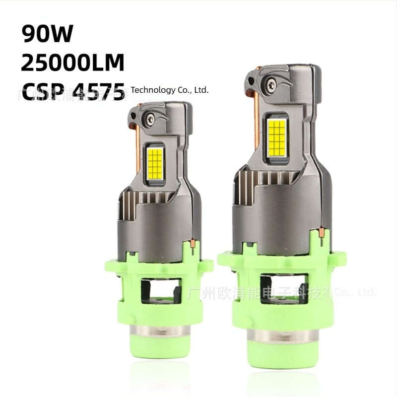 LED autó lámpa, D sorozat, közvetlen csatlakozású D2S/D4S, 1:1 csere, 90W, 12V, 25000 lm, IP68, 30000 h