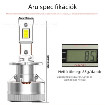 Autó LED Fényszóró D Sorozat, 45W, 12V, 5000-6000 lm, IP67