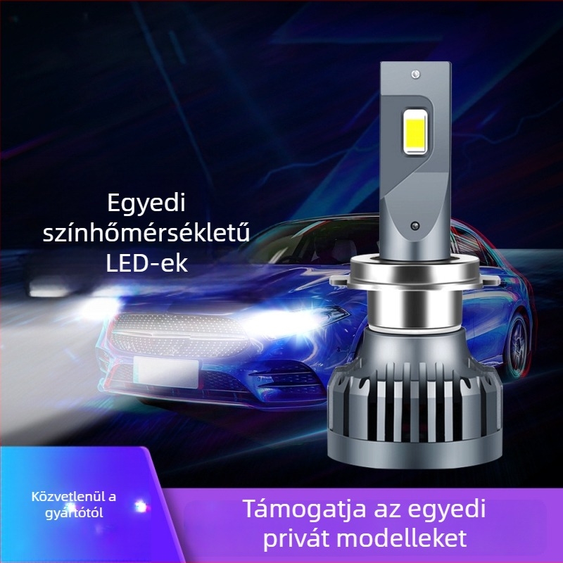 Autó LED elsőfényszórók, halogén izzók helyére, Xenon stílusú alacsony fénycsóva