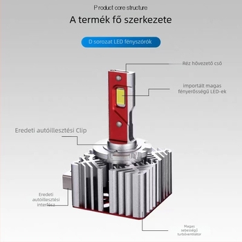 D-sorozat LED autófényszóró, univerzális illeszkedés, 45W, 12V, 6800LM, IP68