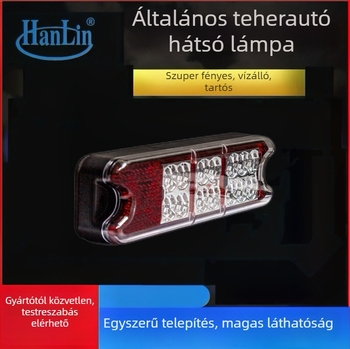 Villás targoncá hátsó lámpája, univerzális LED, kompatibilis Hella No. 005, 24 V, élettartam 50 000 óra