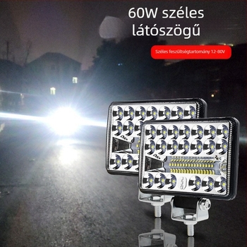 Kettős LED munkalámpa autóhoz, 30W, 12V DC, 1200 lm, IP67, univerzális illeszkedés