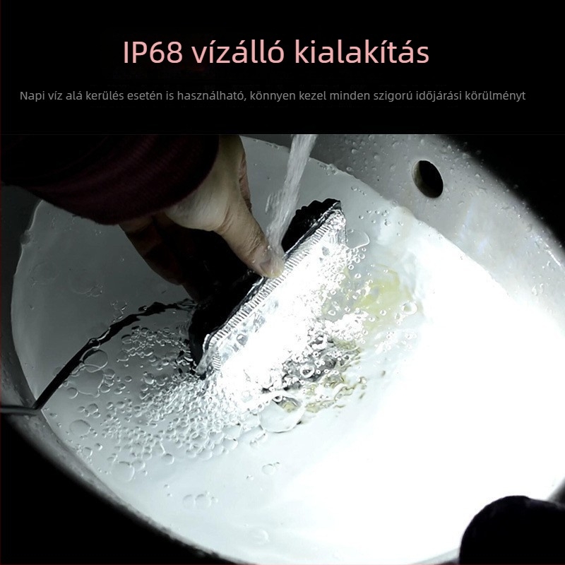 Kettős LED munkalámpa autóhoz, 30W, 12V DC, 1200 lm, IP67, univerzális illeszkedés