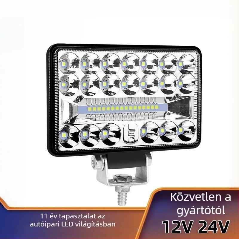 Kettős LED munkalámpa autóhoz, 30W, 12V DC, 1200 lm, IP67, univerzális illeszkedés