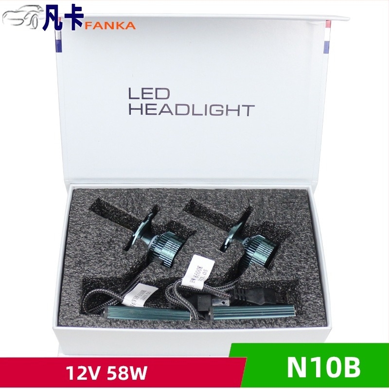 LED ködfényszóró autóhoz, modell N10B, 58W, 12V, 4500 lm, 6500K
