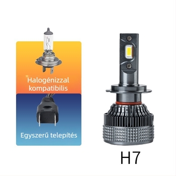 Autó LED fényszórók alumínium házban - 120W, 9-32V, akár 12 000 lm, élettartam 50 000 óra