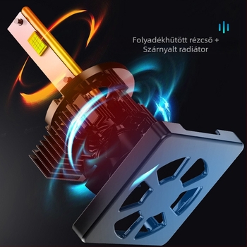 Whale LED autófényszóró D1s, 110W párban, IP68, repülőgép-alumínium, univerzális kompatibilitás