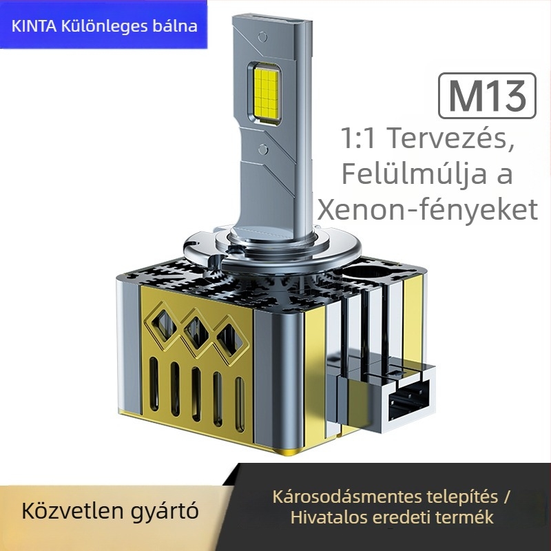 Whale LED autófényszóró D1s, 110W párban, IP68, repülőgép-alumínium, univerzális kompatibilitás