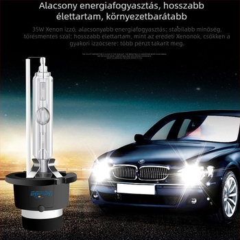 D2R Xenon izzó autó fényszórókhoz, 35W, 9-32V, 2.0A±0.2A, 4000LM, IP68