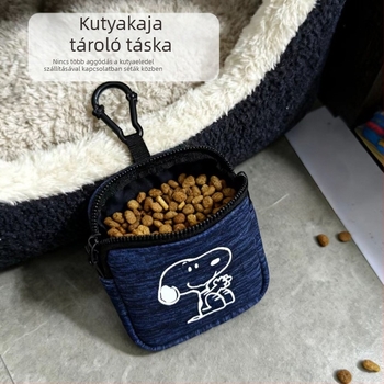 Kutyatréning deréktáska nassolnivaló tartóval, kültéri használatra, poliészter anyagból, YUXIAO márka, állatmintás, közepesen puha textúra.