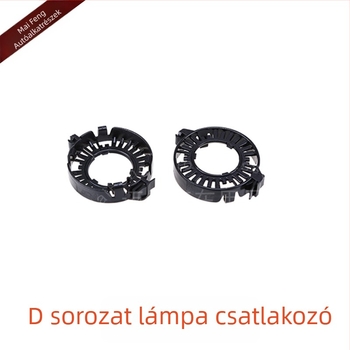 Autó Xenon lámpa tartó bifokális lencsével, izzóforma D1S, rögzítő gyűrű, alap D1D3/D3S, 12V, 35/55W