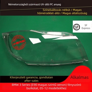 BMW 3-as sorozat E90/E91 első fényszórófedél (2005–2012) - eredeti anyag, 1 db