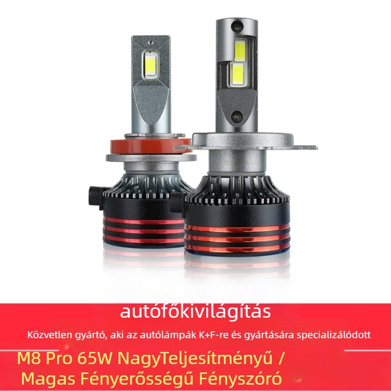 M8 Pro fényszóró | LED 120W, 12V, 12000LM, IP67, alumíniumötvözet