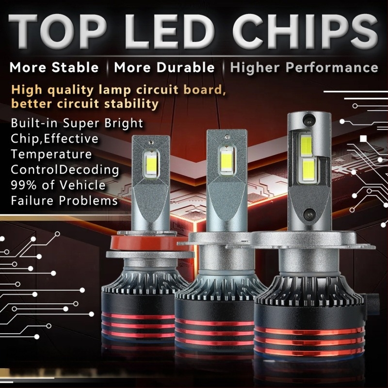 M8 Pro fényszóró | LED 120W, 12V, 12000LM, IP67, alumíniumötvözet
