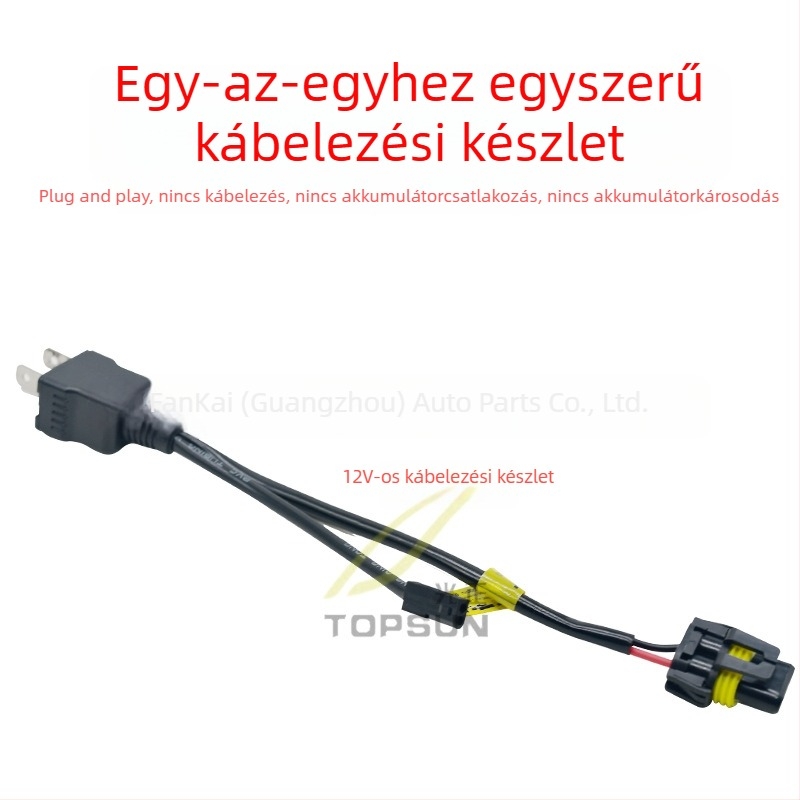 H4 autófény, LED/HID Xenon, első lámpa, egyoldali állítható fénycsóva, húzható tartó