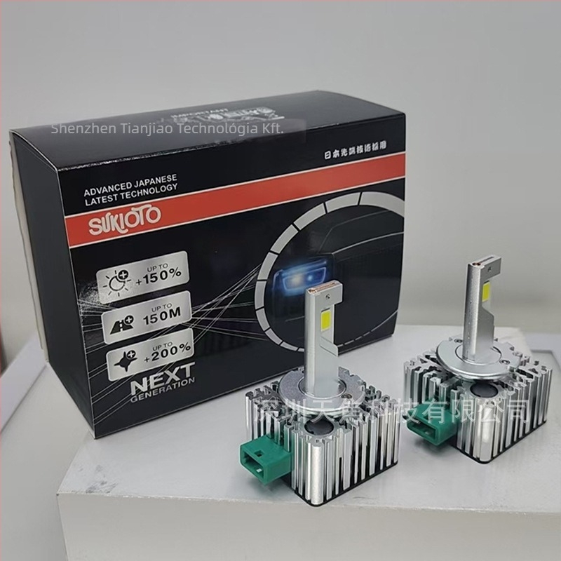Dekódoló funkcióval rendelkező LED autófényszórók (D1S/D2S/D3S/D4S), 55W, 9-32V, 5000lm, IP67