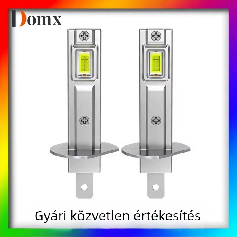 DOMX H1 LED autófényforrás, közvetlen csatlakozás, integrált kivitel, 80W, 13.5V, 2000LM, IP65