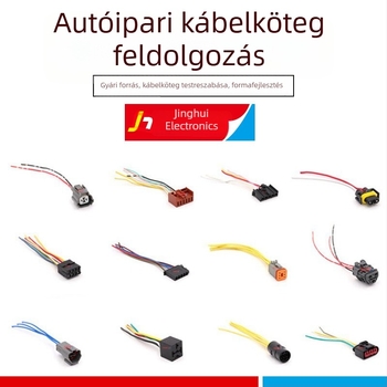 Autófényszóró kábelező készlet LED Xenon lámpával és autóhang-szenzor kábelekkel – kíméletlen tápellátó készlet