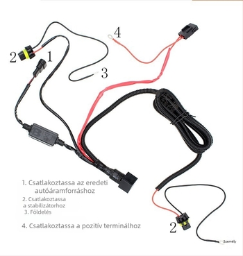 S520 HID Xenon dekóder Kiahoz, 1W fényforrás, koreai autómodell