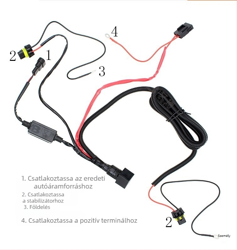 S520 HID Xenon dekóder Kiahoz, 1W fényforrás, koreai autómodell