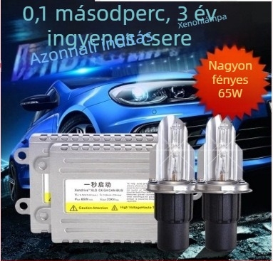 Autó HID Xenon fényszóró készlet gyorsindítású ballaszttal, 55W, 12V, HID