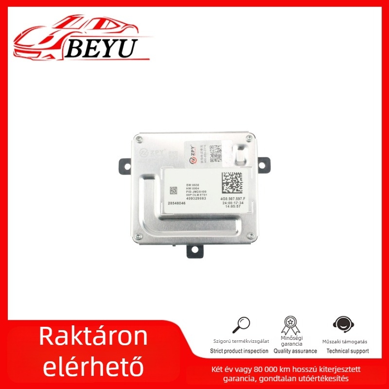 Nappali menetfény modul Xenon HID ballast 4G0907697F VW Golf/Passat-hoz; LED fényforrás, 12V; Modell: 4G0 907 697 F; Kompatibil VW/Audi S6/A7/A6L