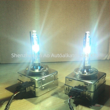 Acélkeretes Xenon HID izzó autókhoz, D1S/D2S/D3S/D4S, 12V, 35-55W, IP68, élettartam 50 000 óra, 500 000 lm