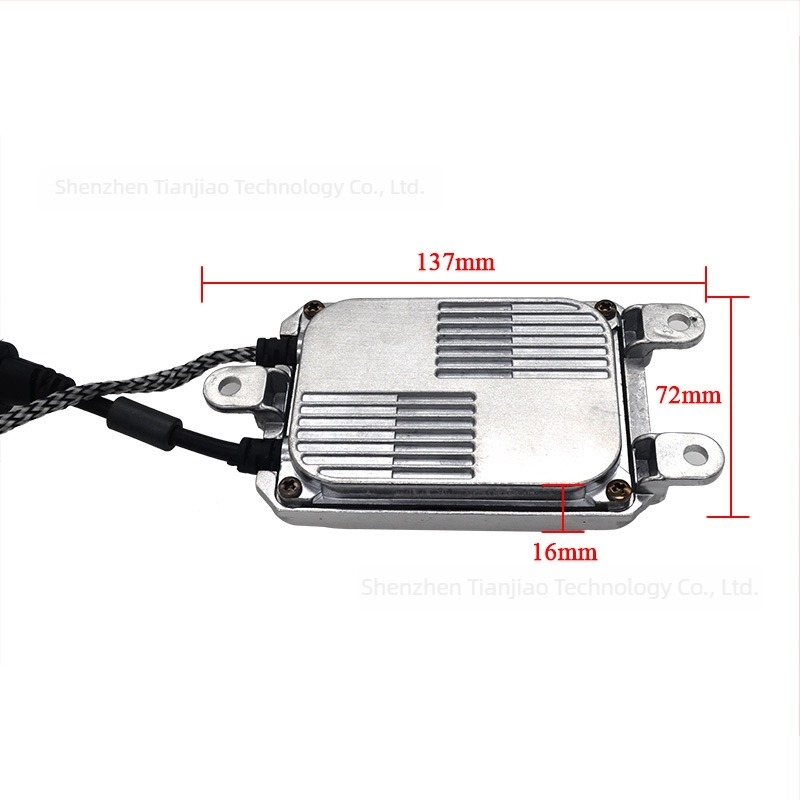 T6W 65W HID ballaszt, bemenet 12V/24V, 9-32V tartomány, IP67, 3900 lm