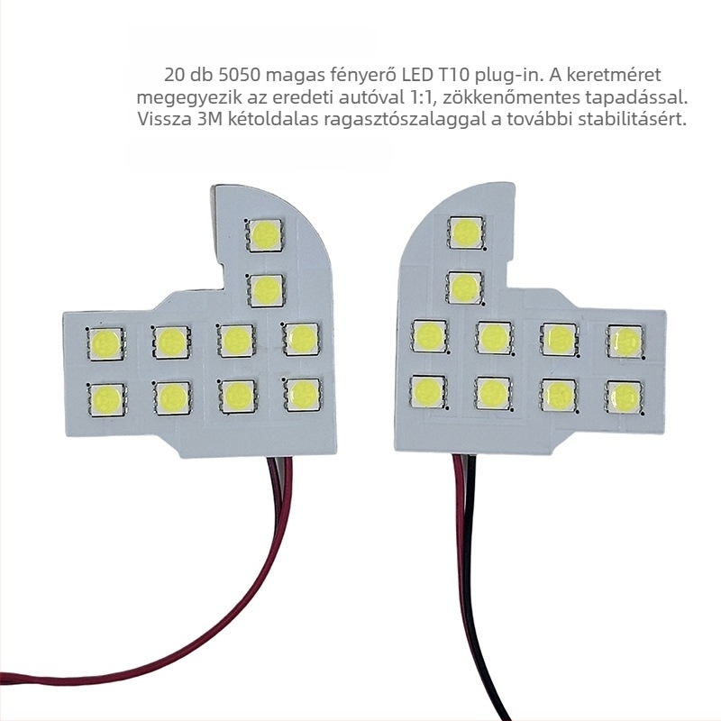 Autó tető LED olvasólámpa, 12V, 15W, modell Reading light roof light