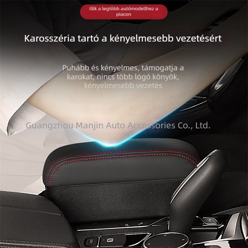 Autó karfájához tartozó tároló doboz – bőr, univerzális kompatibilitás, modell 3091, 990 g, testreszabható