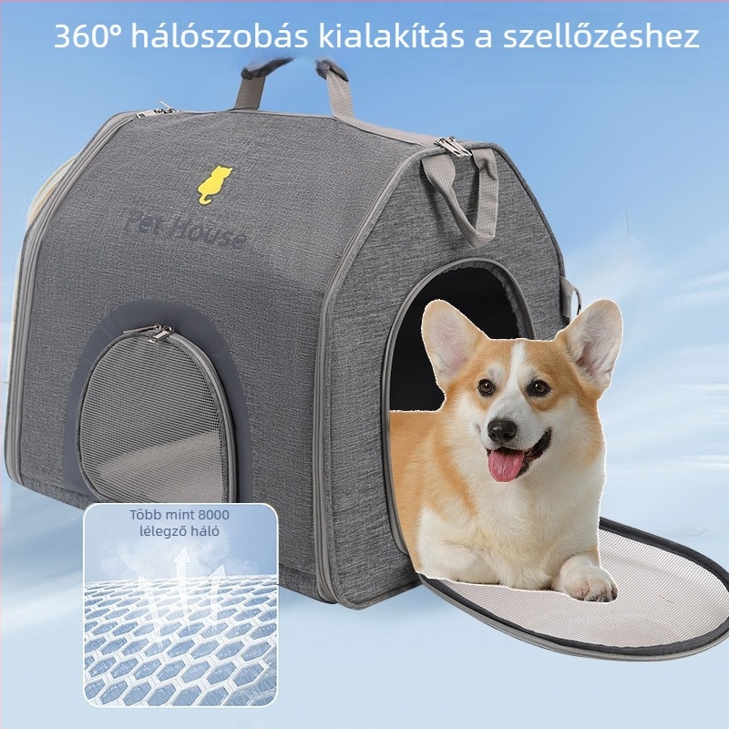 Moorpet háziállat táska – Oxford anyag, kapacitás 25, egyszínű dizájn, 7 kg felett ajánlott