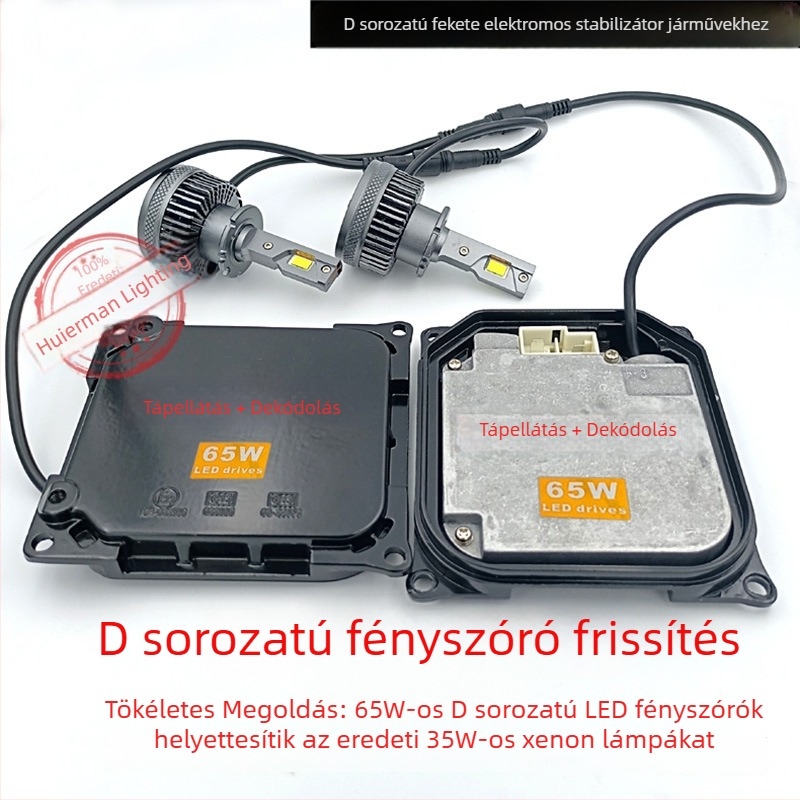 D sorozat LED fényszórók ballastkicserélővel, 65W LED D2S/D4S, specifikus járművekhez