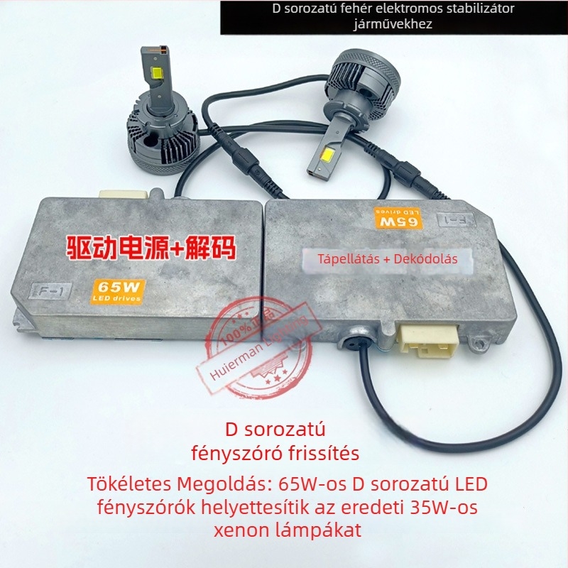 D sorozat LED fényszórók ballastkicserélővel, 65W LED D2S/D4S, specifikus járművekhez