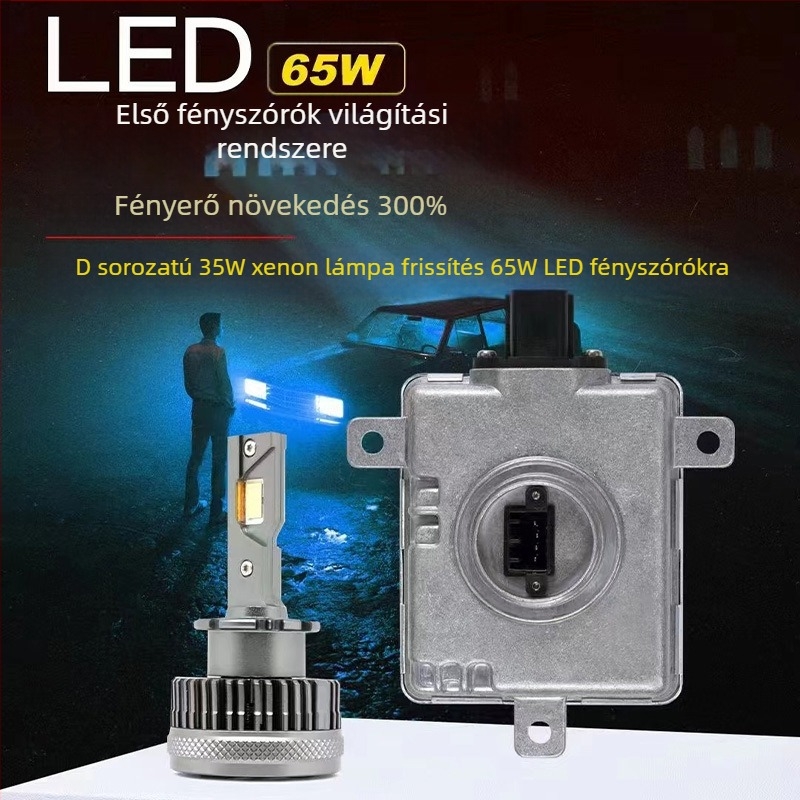 D sorozat LED fényszórók ballastkicserélővel, 65W LED D2S/D4S, specifikus járművekhez