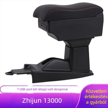 Xinbote Volkswagen Zhijun 3000 középső kartámasz tároló módosító alkatrész — műanyag, modell 3000, kompatibil Zhijun/3000, súly 2 kg, beépítési támogatás