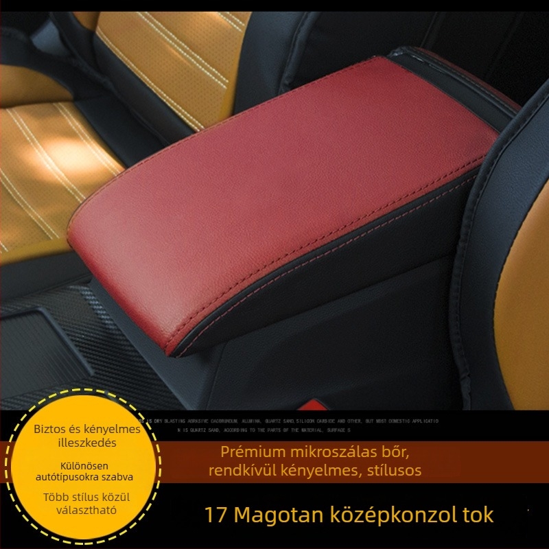 Bőr középső kartámaszvédő VW Magotan 17 modellhez, Bai Quan, belső bőrpárna, testreszabható feldolgozás, DIY telepítés