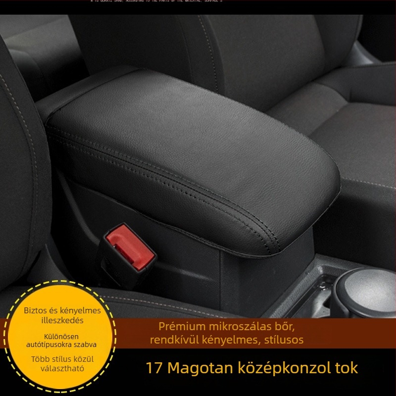 Bőr középső kartámaszvédő VW Magotan 17 modellhez, Bai Quan, belső bőrpárna, testreszabható feldolgozás, DIY telepítés